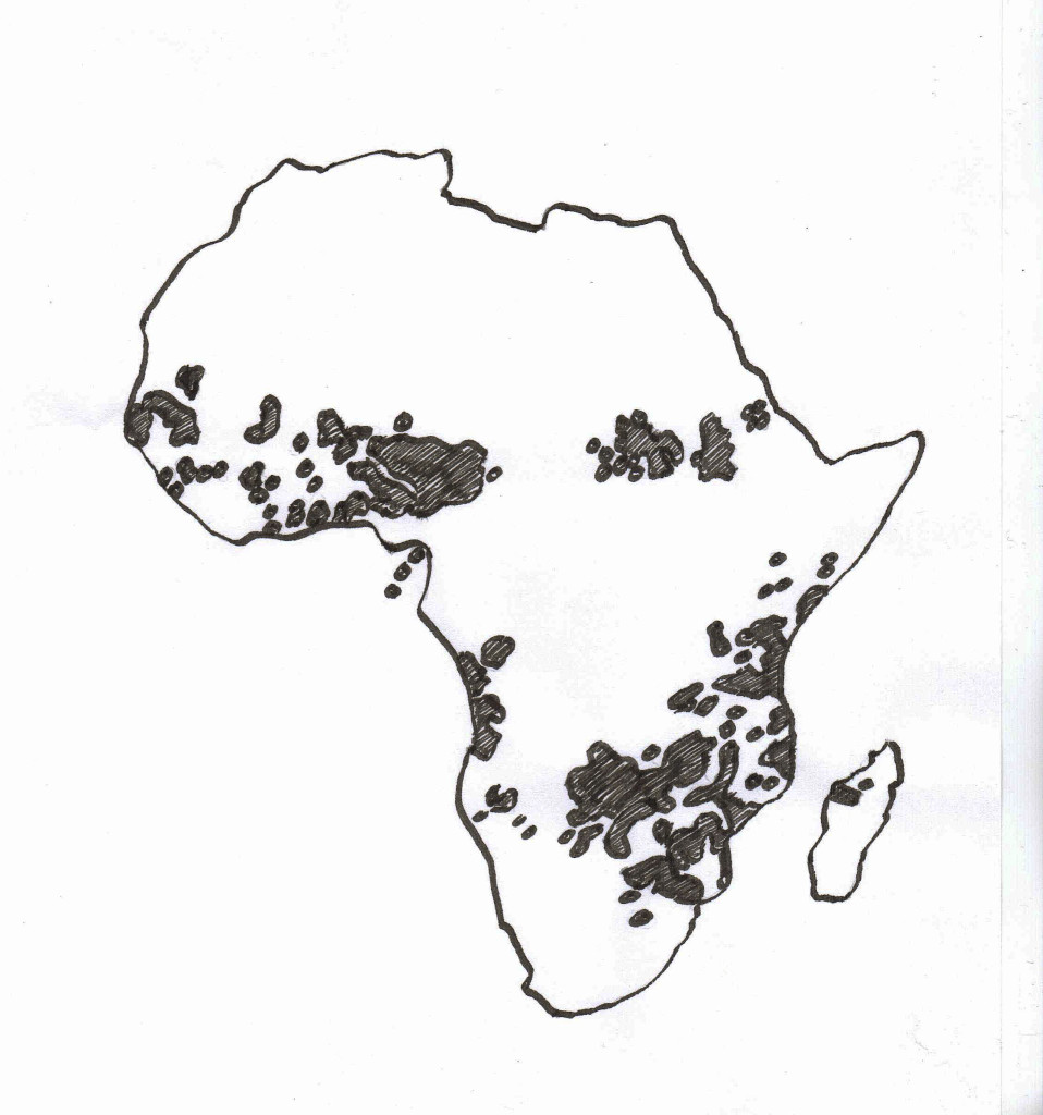 Where To Find Baobabs Baobab   Karte Verbreitungsgebiet 958x1024 