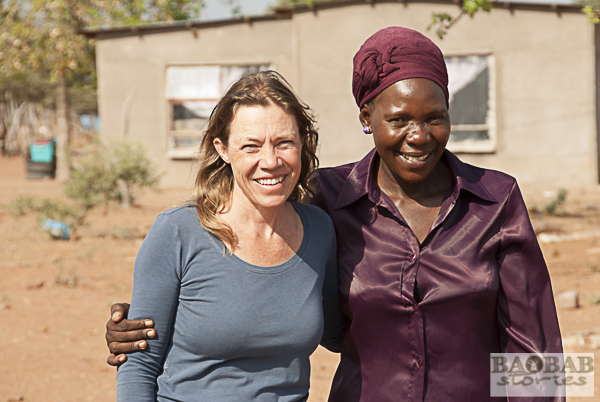 Dr. Sarah Venter, Blessing Mamubeda (from left)