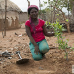 Hutshilo Munyai with her Baobab