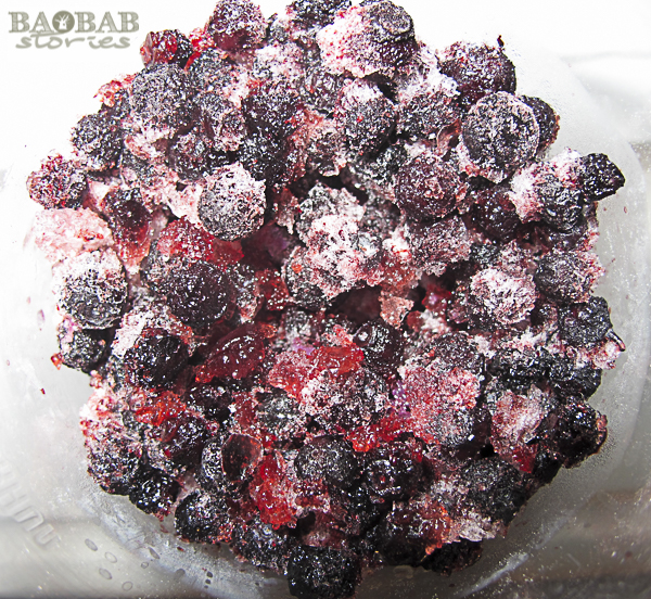 Bluberries for Purple Baobab Summer Smoothie