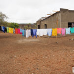 Laundry day in the yard of Baobab Guardian Evelina Tshitete, Heike Pander