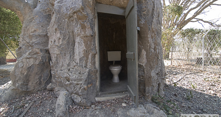 Baobab Toilette, Katima Mulilo, Namibia, Heike Pander
